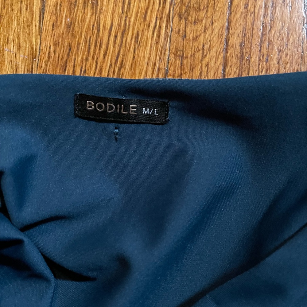 Bodile women’s leotard emerald green color - Picture 5 of 6